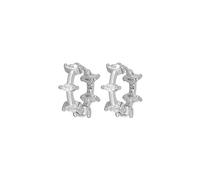 SS1 2pcs S925 Sterling Zircon Snake Cesicamento per serpenti per donna Coppia di donne Pendomes Serpiente Huggies TL0419