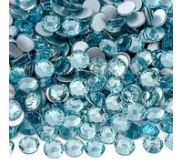 SS3-SS34 Serie Blu Glitter non hotfix Pagina Fai da Te Unghie Strass Diamante Per Abito Unghie Abiti-Blu Ghiaccio-SS8-1440 pezzi