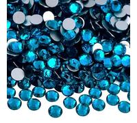 SS3-SS34 Serie Blu Glitter non hotfix Pagina Fai da Te Unghie Strass Diamante Per Abito Unghie Abiti-Blu pavone-SS20-1440 pezzi