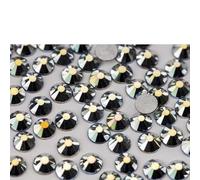 SS4-SS30 Nuovi Colori Strass di Cristallo di Vetro Flatback Pietre di Strass Glitter per Accessori per Nail Art Decorazione Artigianale Fai-da-Te-Silver Beach,SS30-288Pcs