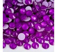 SS6-SS30 Colori Viola Strass Non Hot Fix Glitter Cristalli Flatback Strass di Vetro Pietre Preziose per Decorazione Nail Art-Dk.amethyst neon-SS16-1440PCS