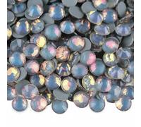 SS6-SS30 Serie Nera Strass Non Hot Fix Glitter Vetro Flatback Cristalli Nail Art per Decorazioni Charm per Unghie B0960 Pietra Preziosa-Dk.Gray Mocha opale-Mix ss3-ss16
