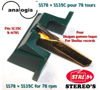 SS78E SS35C stilo 78 giri Giri Analogis / Shure SC35C M70BX M78S N78S M25C M35X