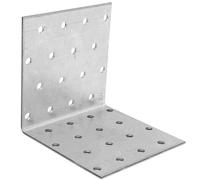 SS8® Staffe angolari 60 x 60 x 80 mm (4 pezzi) staffa angolare in metallo piastra a L in acciaio resistente