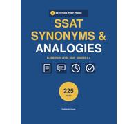 SSAT Elementary Verbal Synonyms & Analogies Study Guide 2026-2027: 450 Practice Questions in 15 Timed Sections with a 225-Word Vocabulary Index for Grades 3-4