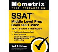SSAT Middle Level Prep Book 2021-2022 - SSAT Secrets Study Guide, Fu (Tascabile)
