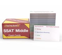 SSAT Middle Level Study Cards: SSAT Middle Level Prep 2025-2026 with Practice Test Questions [Full Color Cards]