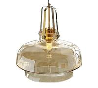 SSBHDM Paralume per lampada a sospensione a forma di bollitore in stile creativo, lampadario a testa singola con vite E27, lampada a sospensione a soffitto con montaggio a incasso, portico, balcone, c