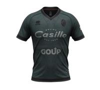 SSC Bari Erreà Terza Maglia 2024/25, Colore Nero, Taglie S, M, L, XL, vestibilità Semi-Aderente (IT, Testo, S, Regular, Regular, Nero)