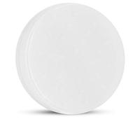 SSC-LUXon Lampadina LED GX53 in plastica frontale con 3 W, luce bianca calda, angolo di diffusione 120°, 230 V