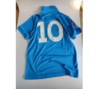 SSC Napoli 10 MARADONA Maglia Calcio Football UOMO Azzurro 87-88 Home Vintage