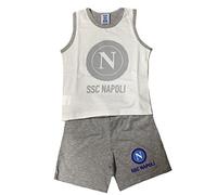 SSC NAPOLI Completo Napoli Calcio Canotta + Pantaloncini Prima Infanzia Ufficiale PS 19576