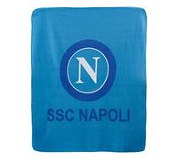 Plaid Coperta SSC Napoli Morbido Pile Azzurro Prodotto Ufficiale Caldo 130x160cm