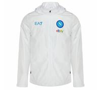 SSC Napoli EA7 Emporio Armani Waterproof Uomo Giacca EASSCN24T09-100-WHITE bianco XL
