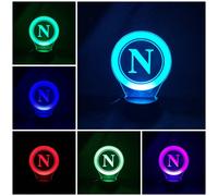 SSC NAPOLI Lampada a led 3D Personalizza la tua passione REGALO DI NATALE
