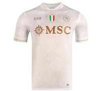 SSC NAPOLI Maglia Gara Away, Sand, EA7 Prodotto Ufficiale, Maglia Calcio 2025/2026, 3XL