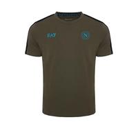 SSC Napoli Maglia Rappresentanza, EA7 Prodotto Ufficiale, Maglia Calcio Olive Night Junior 2024/2025-14Y