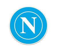 SSC Napoli Mousepad Tondo, Colore Celeste, Diametro 20 cm, Logo Bianco