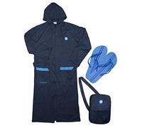 ssc napoli P19b3n90654, Accappatoio Bambino in Microfibra Unisex, Blu, 3-4 Anni