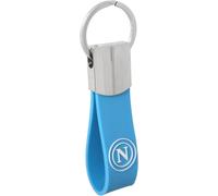 SSC Napoli Portachiavi Metallo e Gomma Articolo Ufficiale Colore Celeste