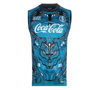 SSC Napoli Smanicato Allenamento Azzurro 2025/2026 XL, EA7 Prodotto Ufficiale, Maglia Calcio Azzurro Adulto 2025/2026 - XL