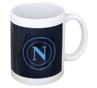 SSC NAPOLI Tazza in Ceramica con Logo Celeste, Interno Bianco
