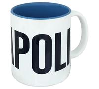 SSC NAPOLI Tazza in Ceramica con Scritta, Interno Celeste