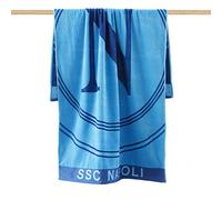 SSC NAPOLI TELO MARE SPUGNA 90x170 AZZURRO
