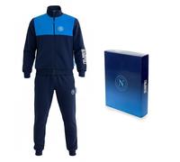 SSC Napoli tuta da casa Homewear in cotone pigiama uomo azzurro M L XL XXL