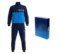 SSC Napoli tuta da casa Homewear in cotone pigiama uomo blu navy M L XL XXL