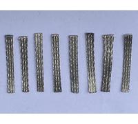 SSC Slot Cars Ricambi Easyfit 8, 20 trecce corte o lunghe per lame guida auto compatibili per modelli Scalextric Slot Cars, giocattolo fai da te parti accessori 8 corti