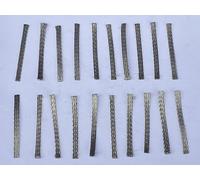 SSC Slot Cars Ricambi Easyfit 8, 20 trecce corte o lunghe per lame guida auto compatibili per modelli Scalextric Slot Cars, accessori per parti fai da te giocattolo 20 lunghe