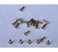 SSC Slot Cars Ricambio Occhielli per Lame Guida Auto Precoce e Successivamente Easyfit Compatibile per Scalextric Slot Cars Modelli, Giocattolo Fai Da Te Parti Accessori 50 Occhielli