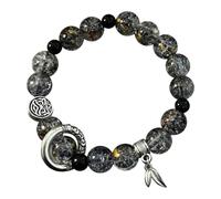 Ssc813 Bracciale a strati Femminile Design Antico Moda Bracciale Uomo Illuminato Orecchini di Natale per le Donne, Misura unica, Plastica, Nessuna pietra preziosa