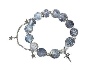 Ssc813 Bracciale a strati Femminile Design Antico Moda Bracciale Uomo Illuminato Orecchini di Natale per le Donne, Misura unica, Plastica, Nessuna pietra preziosa