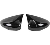 SSCOR 2 Pezzi Auto Coperchio Specchietto Retrovisore per F-ORD Fiesta 7 VII MK7 2008-2015 2016 2017,Laterale Fibra Carbonio Calotta Protettiva Specchietto Sostituzione,B-Carbon Fiber Look
