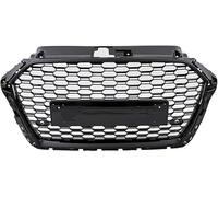 SSCOR Griglia Paraurti Anteriore Auto per Audi A3 8V RS3 2017 2018 2019 2020,Auto Anteriore Centrale Griglia Radiatori,Cappuccio Protezione Griglia Rene Anteriore