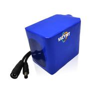 SSCYHT 11.1v10ah Batteria agli ioni Litio CC 12V 11,1V 2,5Ah 3,2Ah 5Ah 6,4Ah 7,5Ah 9,6Ah 10Ah 12,8Ah Batteria Litio Ricaricabile con Spina CC per Radio/Luce Pesca/Auto RC/Striscia Luminosa a LED