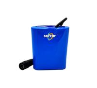 SSCYHT 11.1v2.5ah, Batteria agli ioni Litio CC 12V 11,1V 2,5Ah 3,2Ah 5Ah 6,4Ah 7,5Ah 9,6Ah 10Ah 12,8Ah Batteria Litio Ricaricabile con Spina CC per Radio/Luce Pesca/Auto RC/Striscia Luminosa a LED