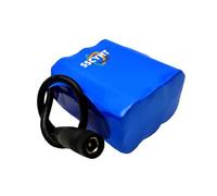 SSCYHT 11.1v5ah, Batteria agli ioni Litio CC 12V 11,1V 2,5Ah 3,2Ah 5Ah 6,4Ah 7,5Ah 9,6Ah 10Ah 12,8Ah Batteria Litio Ricaricabile con Spina CC per Radio/Luce Pesca/Auto RC/Striscia Luminosa a LED