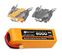 SSCYHT 22,2 V 6S Batteria Lipo 11,1 V 3S Batteria al litio 8000 mAh 6000 mAh Batterie ricaricabili 4S 14,8 V Batterie per droni 60C/90C/25C/40C/45C per aeromodelli,22.2v6000mah 40c