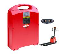 SSCYHT 24v30ah, Batteria per transpallet Elettrico 24V 20AH 30AH 40AH LiFePO4 per Kit di Backup per Carrello elevatore CBD15J-LI3