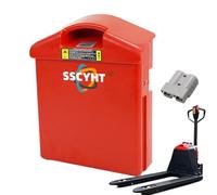 SSCYHT 24v40ah, Batteria transpallet Elettrico 24V 20Ah 30Ah 40Ah Batteria al Litio per Carrello elevatore 48V 10Ah 15Ah 20Ah per Accessorio di Backup per trasportatore CBD1520JLi