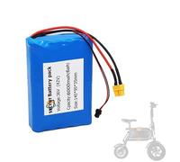 SSCYHT 36v6ah, Batteria al Litio da 36 V 6 Ah, 36 Volt 6000 mAh, Ricambio per Monopattino Elettrico con Motore da 216 W, con connettore XT60 + Porta SM.