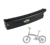 SSCYHT 36v9.6ah, Batteria per Bici elettrica a Forma Curva 36V 7,8AH 8,7AH 9AH 9,6AH 10,5AH Batteria agli ioni di Litio Ricaricabile Interna a 2 Pin per Motore per Mountain Bike da 0-400W