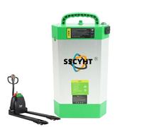 SSCYHT 48v15ah Batteria transpallet Elettrico 24V 28Ah Batteria al Litio per Carrello elevatore 48V 15Ah 20Ah con Protezione Multipla per Accessorio per Carrello elevatore CBD15J/20J-LI2