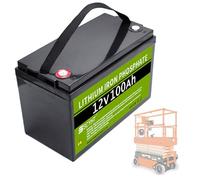 SSCYHT Batteria al litio 12V 100Ah Batteria LiFePO4 12V Batterie di ricambio per motori da 250W a 1200W con maniglia per camper, pannelli solari, alimentazione di backup