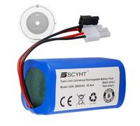 SSCYHT Batteria al litio 14,8 V Batteria agli ioni di litio 2800 mAh Batterie ricambio 14,4 V Batterie per aspirapolvere con doppia spina per motore Max 45 W,14.8v2800mah 5557 2p+hwt 4p