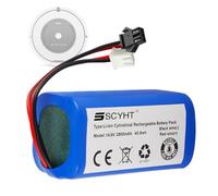 SSCYHT Batteria al litio 14,8 V Batteria agli ioni di litio 2800 mAh Batterie ricambio 14,4 V Batterie per aspirapolvere con doppia spina per motore Max 45 W,14.8v2800mah sm 3p+xh 2p
