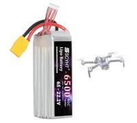 SSCYHT Batteria al litio 22,2 V Batteria Lipo 6S 6000 mAh 7200 mAh 6800 mAh 4200 mAh 6500 mAh Batterie di ricambio per drone con porta XT90 per motori 160 W,22.2v6500mah xt90